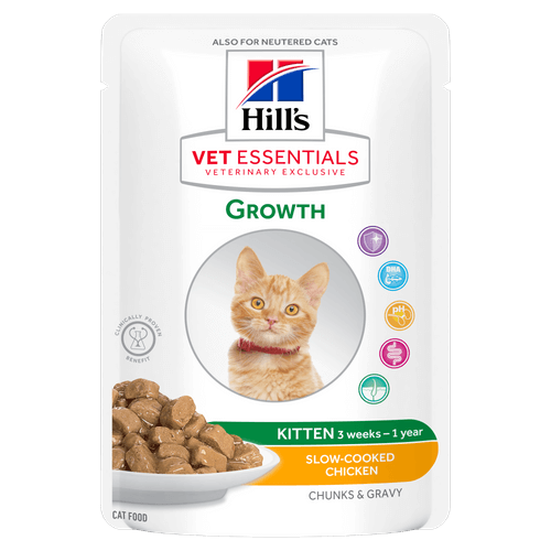 Hills Vetessentials Kitten Growth maaltijdzakjes